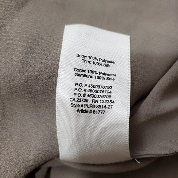 Wilfred Le Fou Couvin Dress Modern Taupe Black XXS - Picture 11 of 12